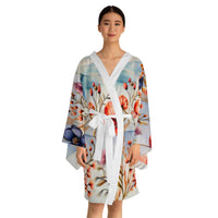 Load image into Gallery viewer, Long Sleeve Kimono Robe (AOP)

