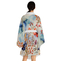 Load image into Gallery viewer, Long Sleeve Kimono Robe (AOP)
