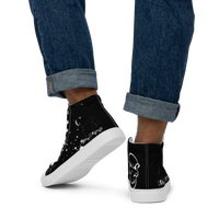 Load image into Gallery viewer, Men’s high top canvas shoes
